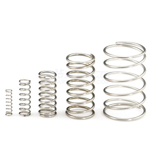 Replacement Springs, 304 Stainless Steel Compression Return Spring Wire Diameter 0.5mm, Length 50mm 10pcs(10mm) in Saudi Arabia