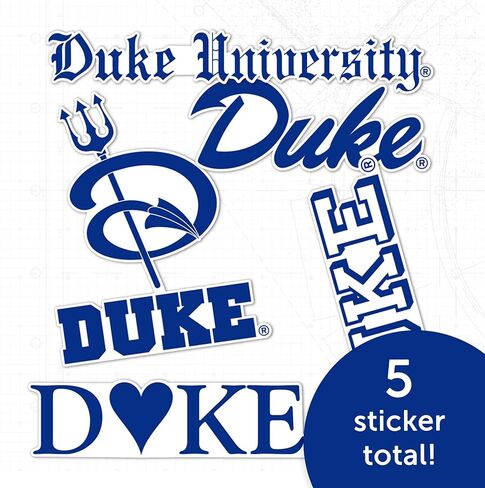 Desert Cactus Duke University Blue Devils Sticker Vinyl Decals Laptop Water Bottle Car Scrapbook T2 (Type 2-3) in Saudi Arabia