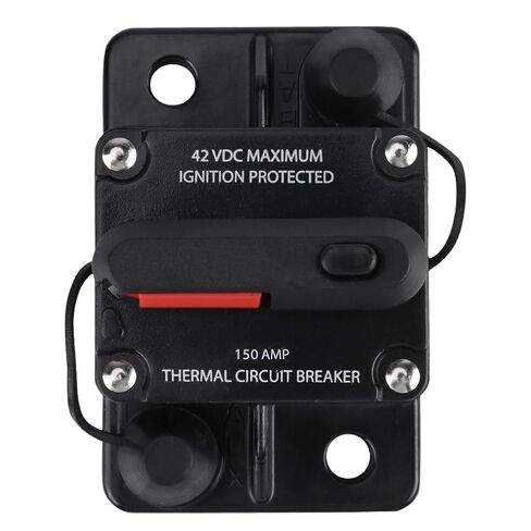 150 Amp Circuit Breaker DC 12 Volt to 42 Volt Waterproof Car Audio Amplifier Protection with Manual Reset for Vehicle Stereo System in Saudi Arabia
