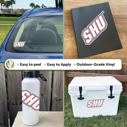 Desert Cactus Sacred Heart University Sticker Pioneers SHU Vinyl Decal Laptop Water Bottle Car Scrapbook (IND 005) in Saudi Arabia