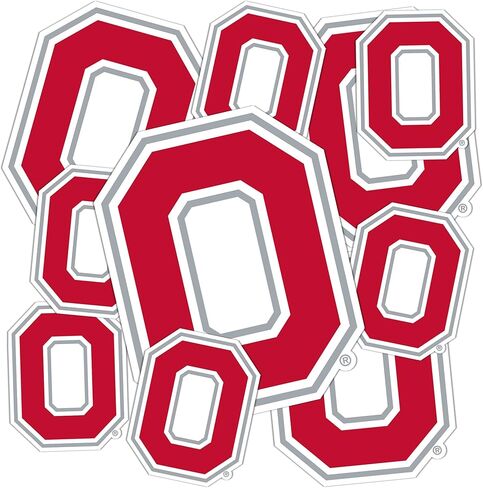Desert Cactus The Ohio State University Sticker OSU Buckeyes Vinyl Decals Laptop Water Bottle Car Scrapbook Sheet T3 (Type 3-1) in Saudi Arabia
