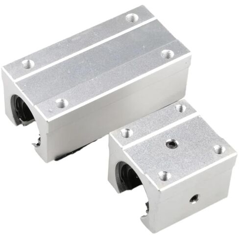 SBR16UU Aluminum Block 16mm Linear Ball Bearing Slide Guide Rail Block 4Pcs in Saudi Arabia