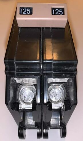 CH2125 2 Pole 125 AMP Type CH Circuit Breaker 10,000 Fits CH Panels,Replacement for Eaton OEM in Saudi Arabia