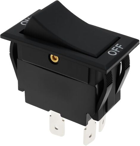 The Lord of the Tools 4Pin Rocker On Off Switch 0808-116-K 7/8x1-1/2 Inch 16A 250VAC 20A 12VAC Compatible with Crescor in Saudi Arabia