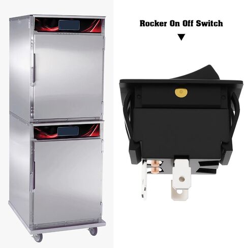 The Lord of the Tools 4Pin Rocker On Off Switch 0808-116-K 7/8x1-1/2 Inch 16A 250VAC 20A 12VAC Compatible with Crescor in Saudi Arabia
