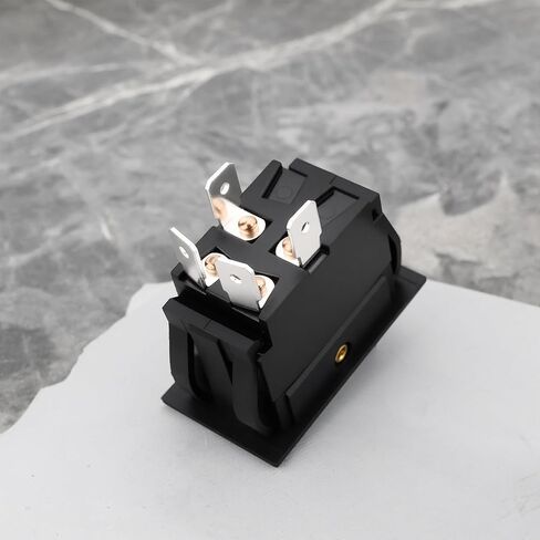 The Lord of the Tools 4Pin Rocker On Off Switch 0808-116-K 7/8x1-1/2 Inch 16A 250VAC 20A 12VAC Compatible with Crescor in Saudi Arabia