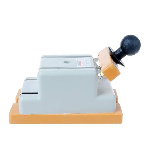 YXQ 400V 100 Amp Double Pole Electric Brake Safety Knife Switch,Gray in Saudi Arabia