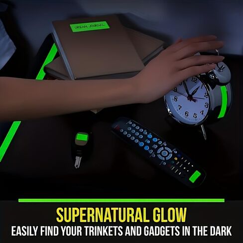 1 Roll of Glow-in-The-Dark Tape, Adhesive Tape for Night Visibility, Safety Warning Tape for Security, and Home Decor in Saudi Arabia