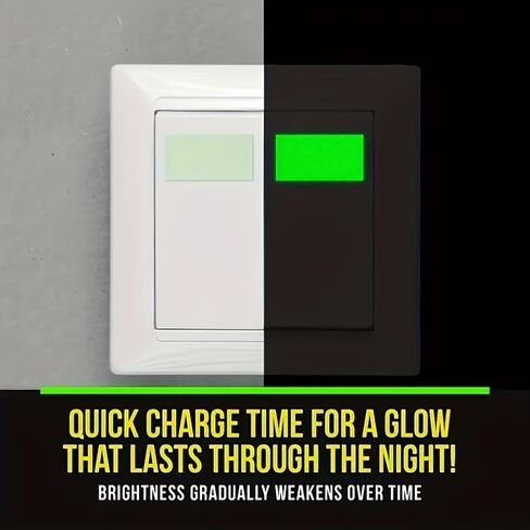 1 Roll of Glow-in-The-Dark Tape, Adhesive Tape for Night Visibility, Safety Warning Tape for Security, and Home Decor in Saudi Arabia
