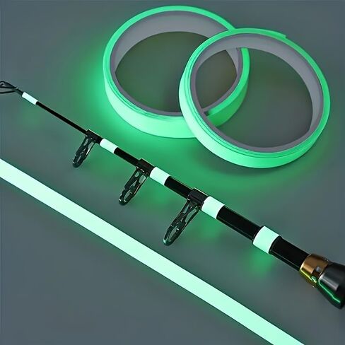 1 Roll of Glow-in-The-Dark Tape, Adhesive Tape for Night Visibility, Safety Warning Tape for Security, and Home Decor in Saudi Arabia