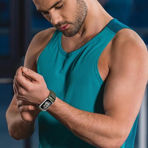 أربطة نايلون متوافقة مع Fitbit Charge 6/Charge 5,3 Pack Hook and Loop سوار معصم ناعم خفيف الوزن ومسامي وحزام رياضي قابل للتعديل للشحن 6/5 ملحق تعقب اللياقة البدنية للنساء والرجال in Kuwait