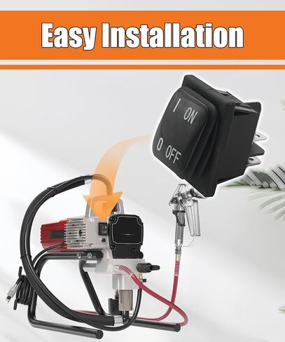 2PCS 704-380 Rocker Switch Compatible with Titan 440 Electric Airless Paint Sprayer,Replace 704380 in Saudi Arabia