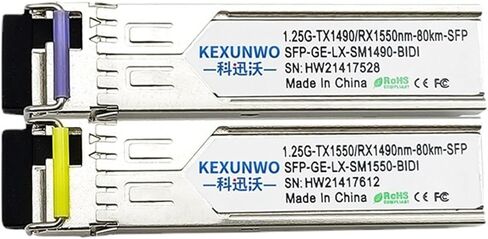1.25g Gigabit Single-Mode Single-Fiber Single-core 80km Optical Module SFP-GE-BIDI Compatible with in Saudi Arabia