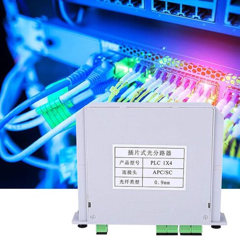 وحدة بصرية لفاصل الألياف أحادية الوضع PLC من Jeffergarden، فقدان إدخال منخفض، فاصل ريشة/جناح 1X4 للأسلاك المنزلية وتطبيقات المشاريع in Kuwait
