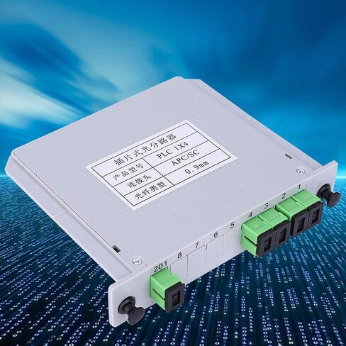 وحدة بصرية لفاصل الألياف أحادية الوضع PLC من Jeffergarden، فقدان إدخال منخفض، فاصل ريشة/جناح 1X4 للأسلاك المنزلية وتطبيقات المشاريع in Kuwait