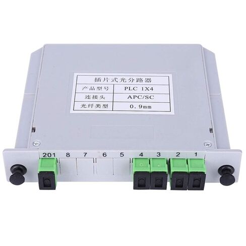 وحدة بصرية لفاصل الألياف أحادية الوضع PLC من Jeffergarden، فقدان إدخال منخفض، فاصل ريشة/جناح 1X4 للأسلاك المنزلية وتطبيقات المشاريع in Kuwait