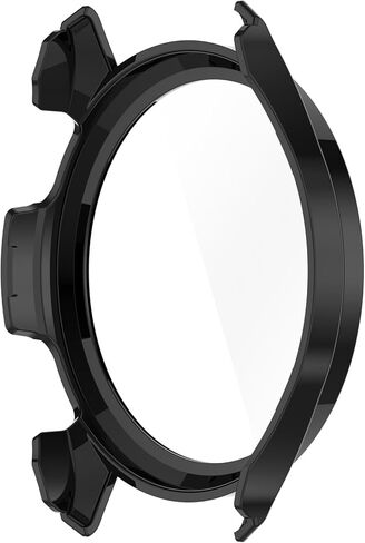LOKEKE متوافق مع Garmin Approach S50 غطاء حماية كامل للكمبيوتر الشخصي غطاء واقي شاشة من الزجاج المقسى متوافق مع Garmin Approach S50 (أسود) in Saudi Arabia
