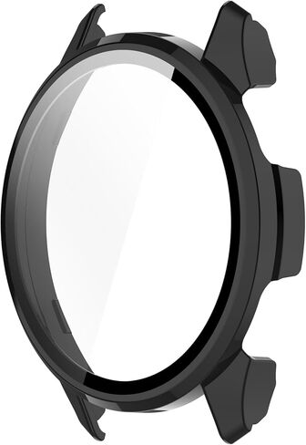 LOKEKE متوافق مع Garmin Approach S50 غطاء حماية كامل للكمبيوتر الشخصي غطاء واقي شاشة من الزجاج المقسى متوافق مع Garmin Approach S50 (أسود) in Saudi Arabia