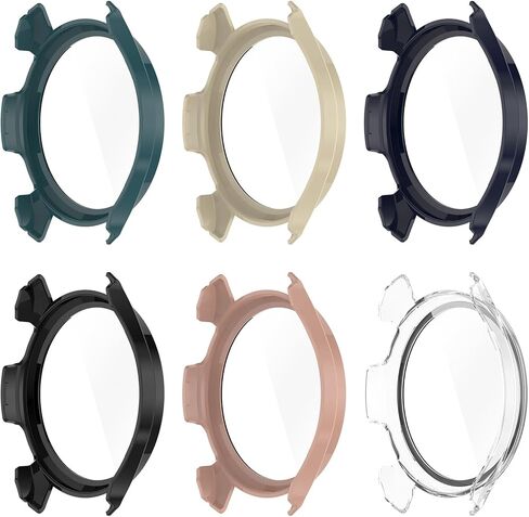 LOKEKE متوافق مع Garmin Approach S50 غطاء حماية كامل للكمبيوتر الشخصي غطاء واقي شاشة من الزجاج المقسى متوافق مع Garmin Approach S50 (أسود) in Saudi Arabia