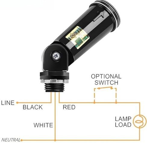 2 Pieces Dusk to Dawn Sensor for Outdoor Lighting Photocell Sensor Photoelectric Switch IP65 Water in Saudi Arabia
