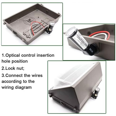 2 Pieces Dusk to Dawn Sensor for Outdoor Lighting Photocell Sensor Photoelectric Switch IP65 Water in Saudi Arabia
