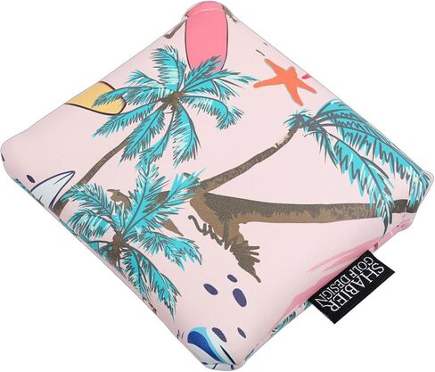 SHABIER Pink Large Mallet Golf Head Cover with Aloha Tropical Hawaii Surf Beach Design in Saudi Arabia