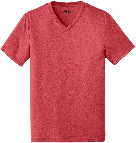 Joe's USA Mens Perfect Tri-Blend V-Neck Tee -Sizes XS-4XL in Saudi Arabia