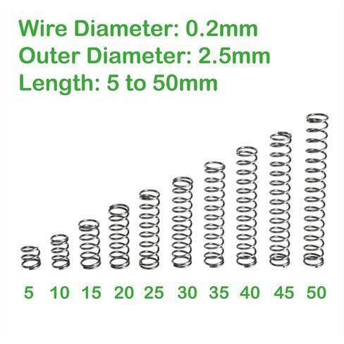 5pcs Small Wire Diameter 0.2mm OD 2.5mm Length to 50mm(0.2x2.5x50mm 5pcs) in Kuwait