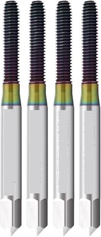 الصنابير الملولبة HSSE-M42 JIS Standard TC50 طلاء لفة تشكيل الحنفية M0.5 M0.6 M2 M3 M4 M5 M6 M7 M8 آلة الصنابير الموضوع للألمنيوم (M2X0.4) in Kuwait