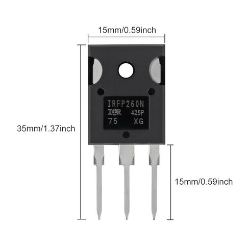 10pcs IRFP260 MOSFET Transistors IRFP260N 50A 200V N-Channel Power MOSFET IRFP260NPBF TO-247AC (IRFP260 IRFP260N) in Saudi Arabia