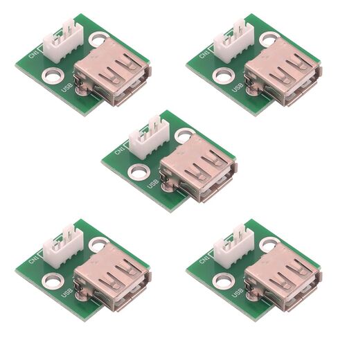 5 قطعة USB 2.0 أنثى إلى PH 2.0 لوحة مهايئ طرفية الملعب ، محول PCB لاختبار كابل بيانات USB إلى PH2.0 in Saudi Arabia