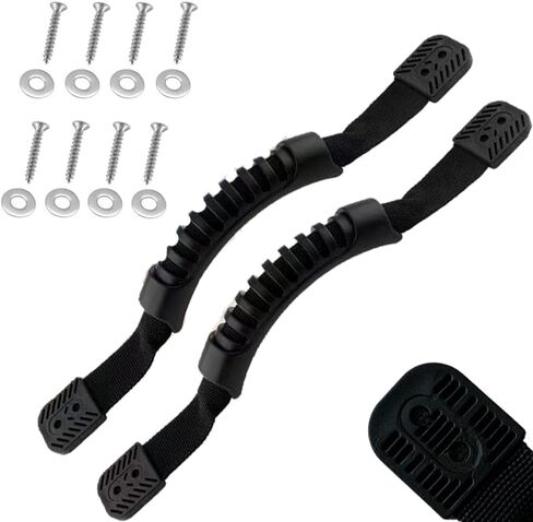 مقابض حمل LINKNEX Kayak، زوج واحد من مقابض قارب الكاياك المتينة من Worldwood مجموعة ملحقات بديلة لحقيبة الأمتعة in Kuwait