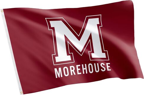 Desert Cactus Morehouse College MC Flag - 3 x 5 Feet Tigers Banner, Indoor/Outdoor Durable Fabric, 100% Polyester Design (Style 2) in Saudi Arabia