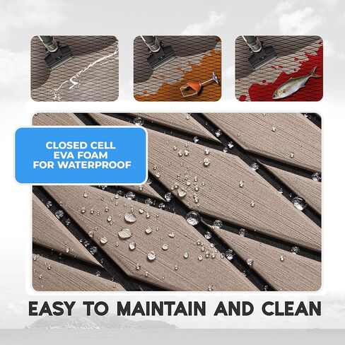 FOCEAN قارب الأرضيات إيفا رغوة قارب التزيين ذاتية اللصق البحرية حصيرة للقوارب البخارية جون قوارب كاياك باس قارب حديقة الطابق in Kuwait