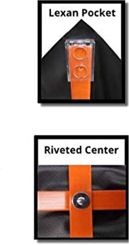 36" Non Reflective Fluorescent Vinyl Orange Roll-Up Warning Sign. Legend: UTILITY WORK AHEAD W21-7 in Saudi Arabia