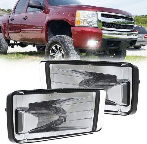 مصباح ضباب LED من BICYACO متوافق مع Honda Civic Sedan 2013-2021 Civic، 2013-2015 Accord، 2015-2020 Fit، 2019-2020 HR-V، Ford 13-16 Fusion/ 11-15 Explorer/ 08-14 Focus/ 15-17 Mustang، مصابيح المرور in Kuwait