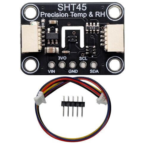 1PCS SHT45 Precision Temperature Humidity Sensor Module, 0.1°C Precision, I2C Interface,Temp/RH, Breakout Board for Arduino ESP32 in Saudi Arabia