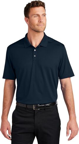 Port Authority City Stretch Flat Knit Polo Shirt in Saudi Arabia