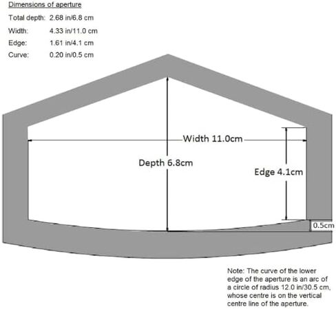 Professional Cricket Bat Gauge, Iron and Nickel Polish Measuring Tool for Cricket Bat Dimensions and Edge Thickness in Saudi Arabia