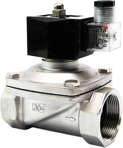 1/2" 3/8" 3/4" 1" Normally Closed Solenoid Valve Stainless Steel IP65 Waterproof 220V 12V 24V 110V Solenoid Valve(1,G_220VAC) in Saudi Arabia