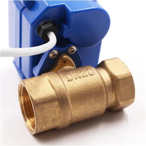 DN15 DN20 DN25 Ball Valve Two-Way Brass Ball Valve 2-Wire Full-bore Actuator AC/DC/ADC 220V(1,DC12V_CR03) in Saudi Arabia