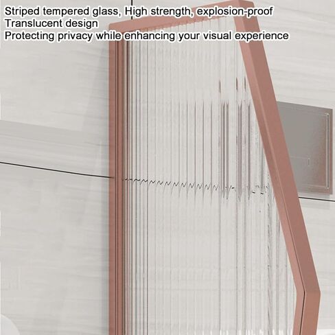 Wall Mounted Gold Urinal for Men's Restrooms - Commercial Bathroom Privacy Solution, 35x90cm (13.7x35.4in), Stylish Partition Divider for Enhanced Privacy in Saudi Arabia