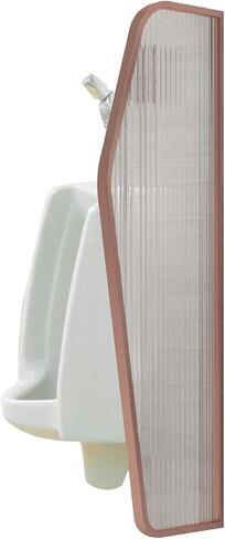 Wall Mounted Gold Urinal for Men's Restrooms - Commercial Bathroom Privacy Solution, 35x90cm (13.7x35.4in), Stylish Partition Divider for Enhanced Privacy in Saudi Arabia