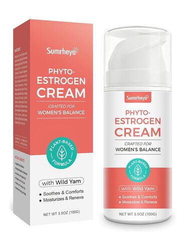 Estrogen Cream for Menopause Support - Soothing Phytoestrogen Cream with Wild Yam for Women - Natural Balancing Skin Moisturizer - hydrates, Firms & Revitalizes Dry, Aging Skin - 3.5 oz in Saudi Arabia
