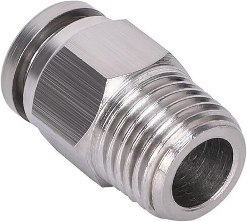 304 Stainless Steel Pneumatic Quick Connector PC8-02 Threaded Straight-Through PC4-M5 Air Pipe Plugs 6-01 1Pcs(Stainlesssteelpc16-06) in Saudi Arabia