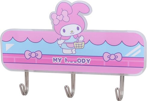 Roffatide Cartoon Cinnamoroll Hooks Wall Key Hooks for Hanging Kawaii Room Bedroom Bathroom Decor Creative Adhesive Hook for Scarf, Hat, Towel, Key, for Wall Hanging Decor in Saudi Arabia