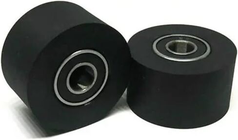 1 Piece 8mm Inner Diameter 35mm Diameter Polyurethane Molded Bearing PUT69835-20 PU Coated Roller 8x35x20 Soft Plastic(6x35x20mm) in Saudi Arabia