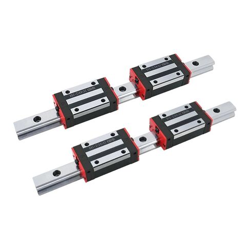 HGR20 HGH20 2 * سكة توجيه خطية مربعة 1950/2000/2050/2100 مم + 4 * كتل + 4 قطع حلمة الشحوم (HGW20CC، 2050 مم) in Saudi Arabia