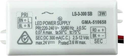 Spotlight LED lamp Driver Power Supply LED10W2-4A one Beam Projection(1-7W 700MA DC2.5-9V LS-6-700 SB) in Saudi Arabia