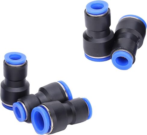 2 Way Pneumatic Quick Push In Connector, 50Pcs PBT Material Air Water Fitting for PU Tube Hose Joints, PG16 10 in Saudi Arabia